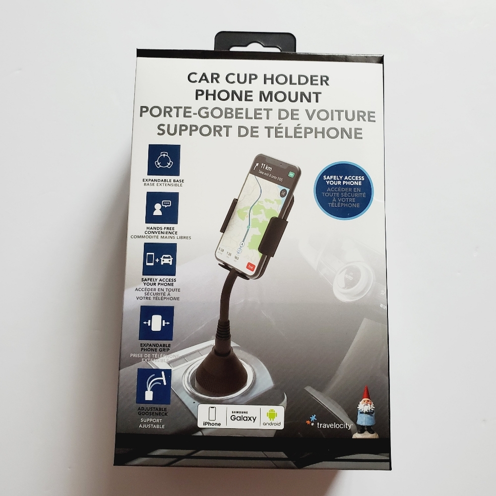 Travelocity Car Cup Holder Phone Mount